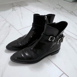 Authentic Tod's of London Black Leather Boots - Size 6 US / 36.5
